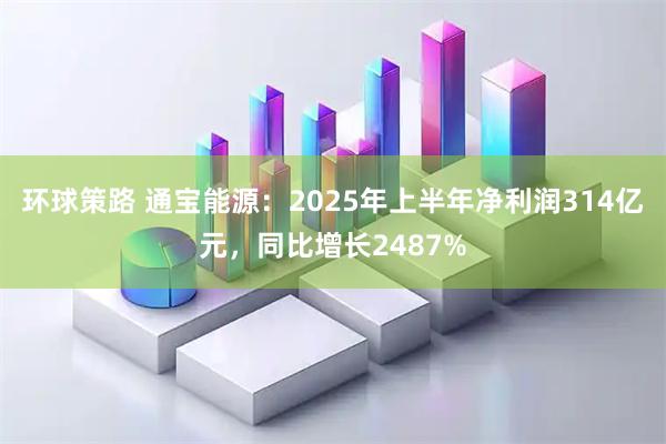 环球策路 通宝能源：2025年上半年净利润314亿元，同比增长2487%