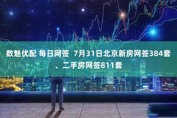 数魅优配 每日网签  7月31日北京新房网签384套、二手房网签811套