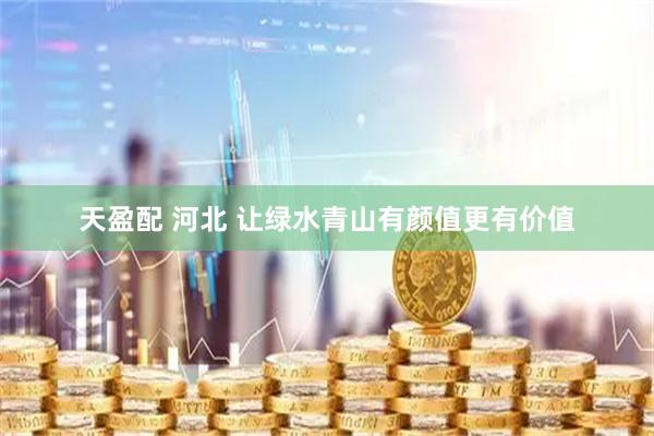 天盈配 河北 让绿水青山有颜值更有价值